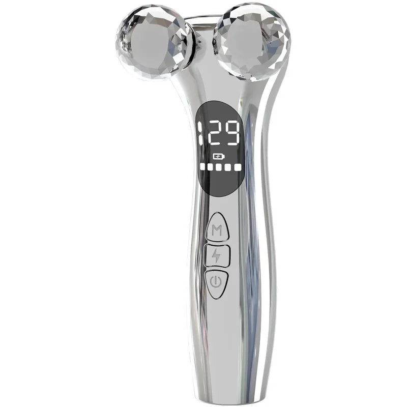 4D Roller Facial Massager - EMS Face Lift & Skin Tightening Device