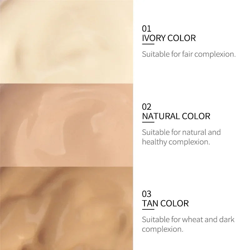LAIKOU Liquid Foundation - Moisturizing Long-Lasting Natural Coverage 30ml
