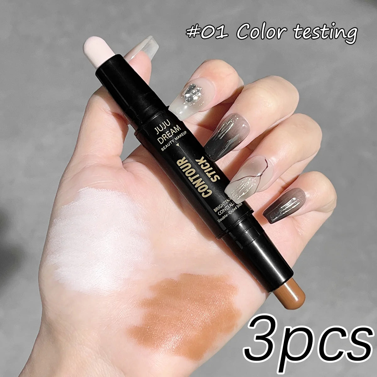Dual-Ended Highlight & Contour Stick - 3D Sculpting Duo