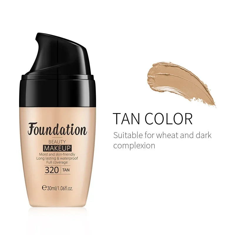 LAIKOU Liquid Foundation - Moisturizing Long-Lasting Natural Coverage 30ml