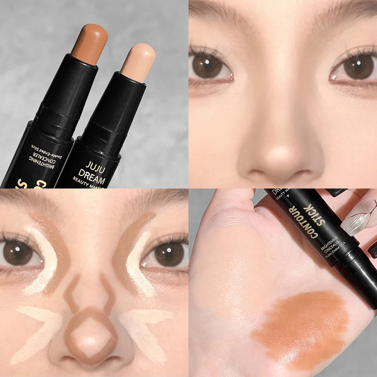 Dual-Ended Highlight & Contour Stick - 3D Sculpting Duo