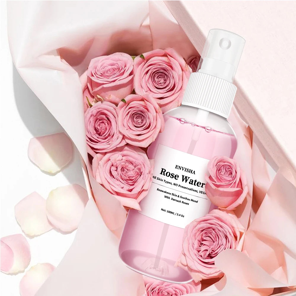 Organic Rose Water Facial Toner - Moisturizing & Pore Minimizer