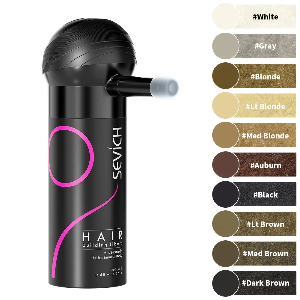 SEVICH Hair Building Fiber Set - Hair Loss Treatment & Bald Spot Cover