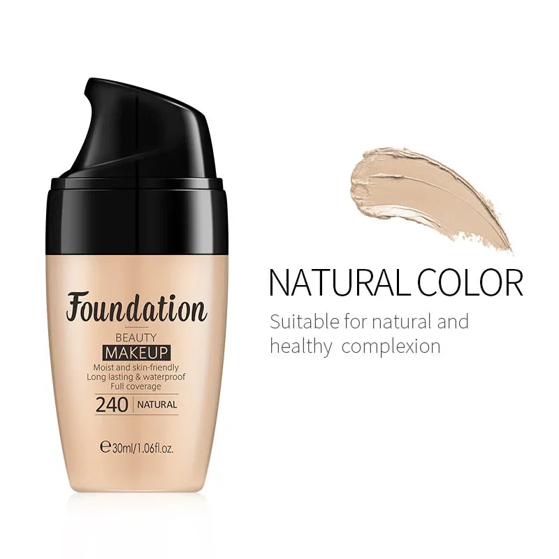 LAIKOU Liquid Foundation - Moisturizing Long-Lasting Natural Coverage 30ml