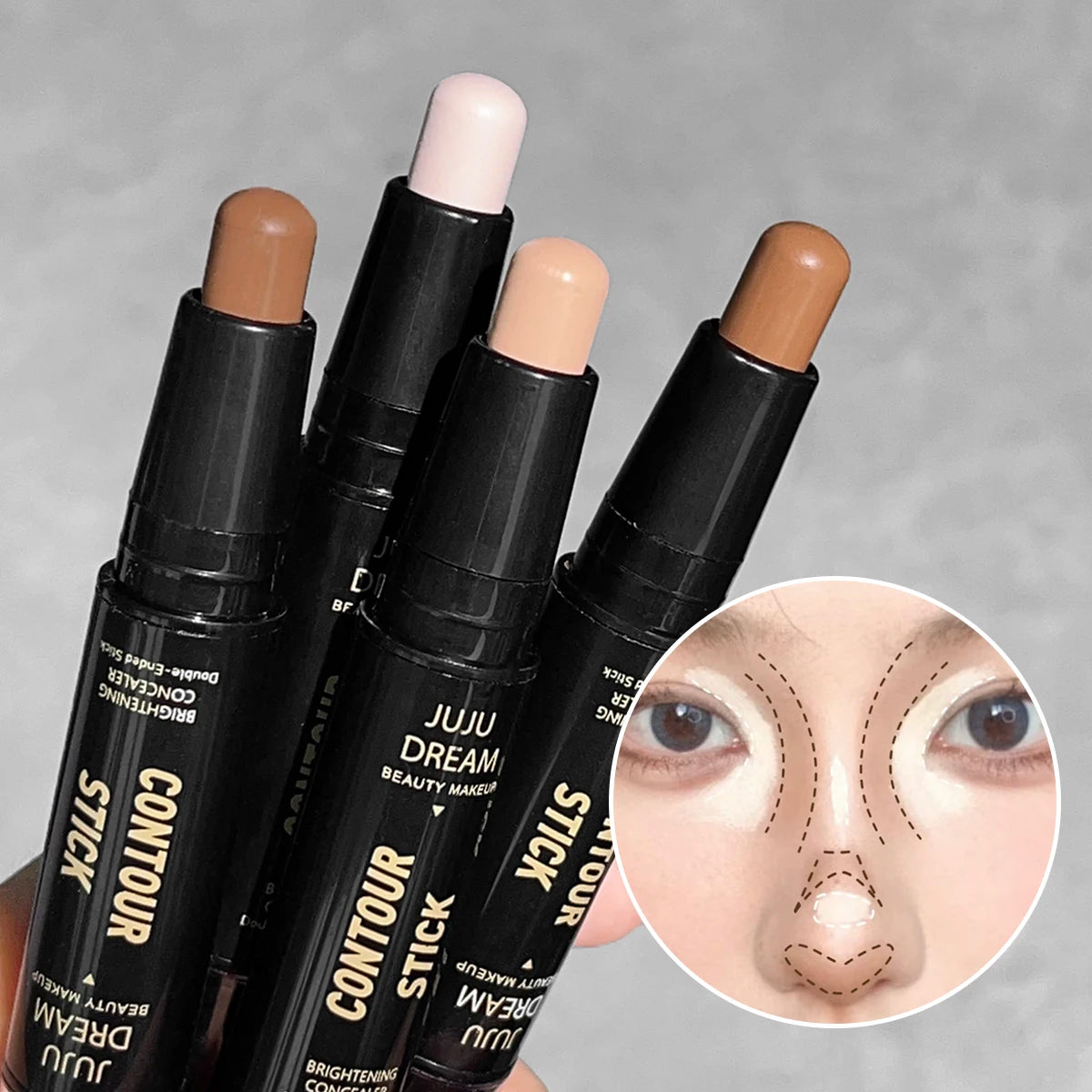 Dual-Ended Highlight & Contour Stick - 3D Sculpting Duo