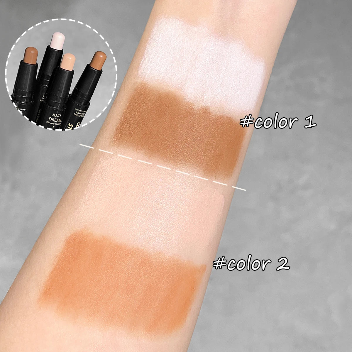 Dual-Ended Highlight & Contour Stick - 3D Sculpting Duo