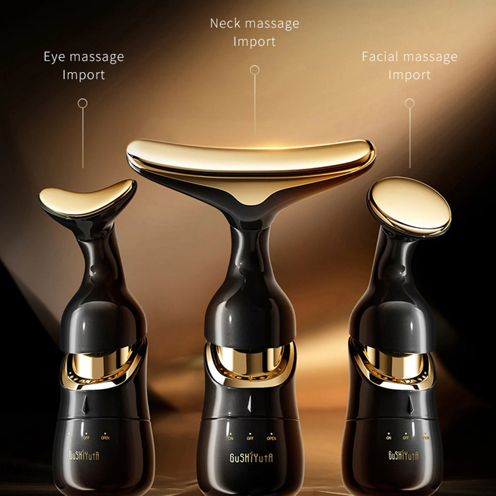 3-in-1 Facial Firming & Lifting Device - Anti-Aging Face Massager