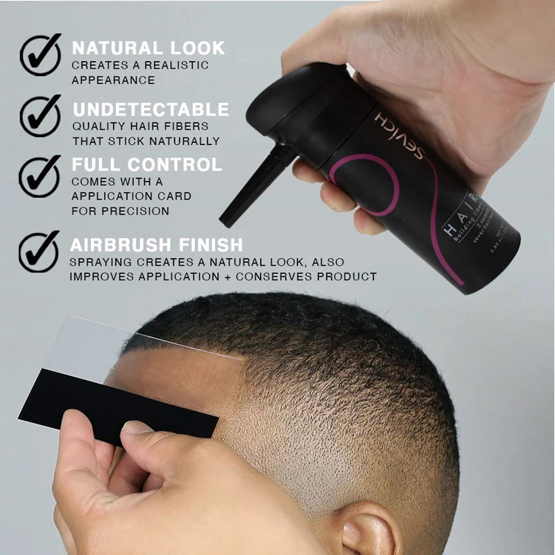 SEVICH Hair Building Fiber Set - Hair Loss Treatment & Bald Spot Cover