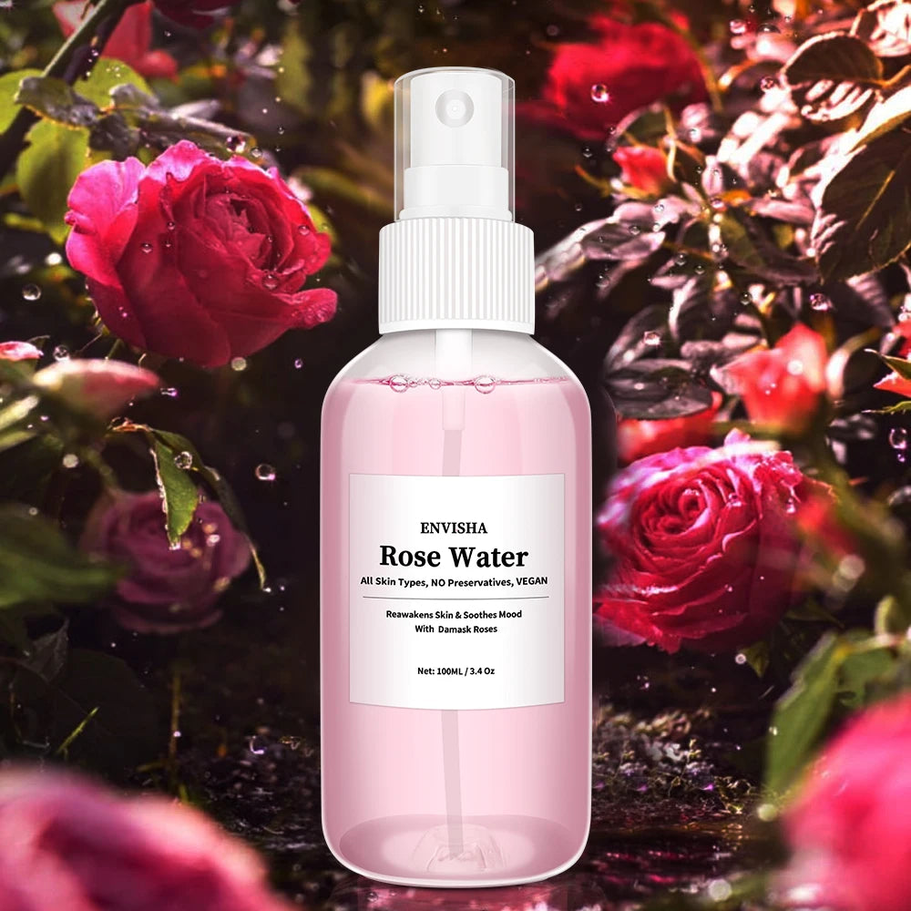 Organic Rose Water Facial Toner - Moisturizing & Pore Minimizer