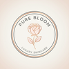 Pure Bloom Modern Logo - Rose Gold
